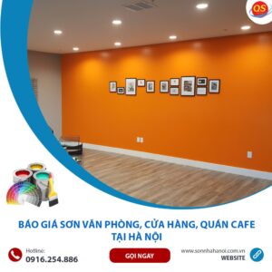 Báo Giá Sơn Văn Phòng, Cửa Hàng, Quán Cafe Từ 35K/m2 Tại Hà Nội