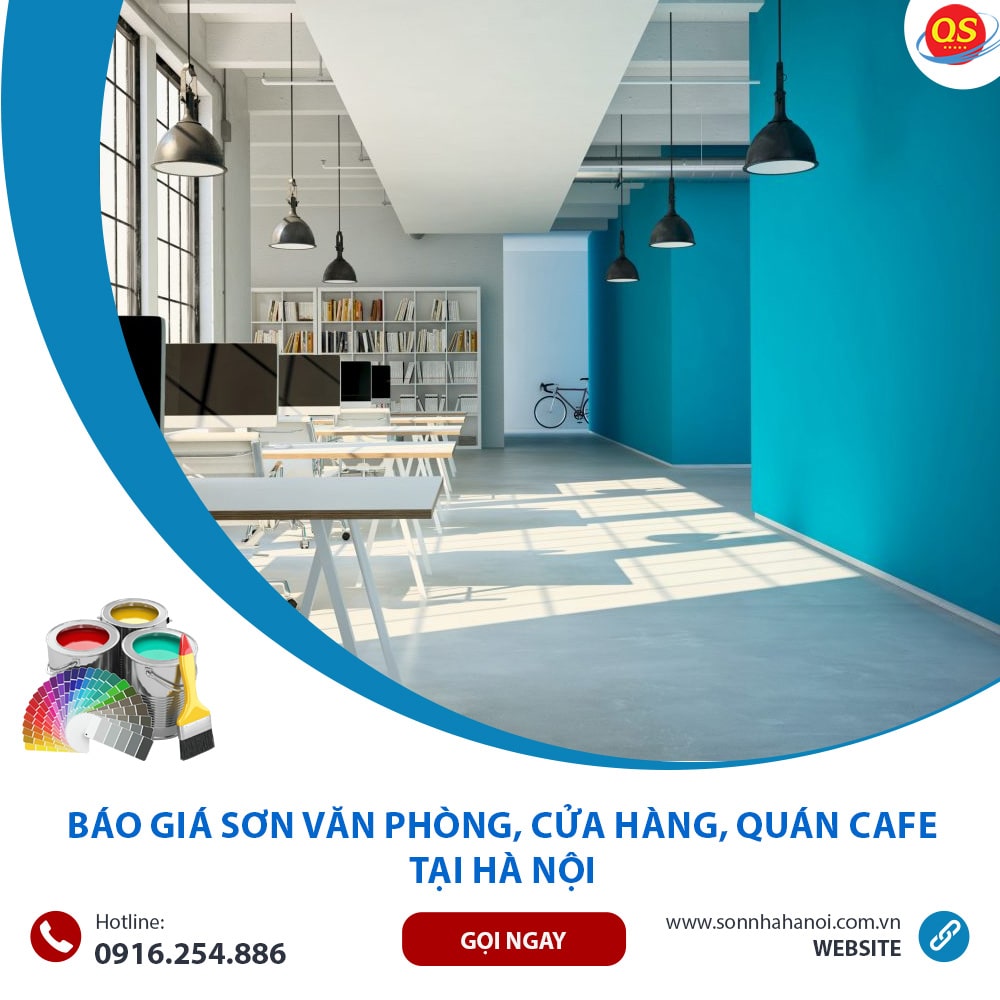 Báo Giá Sơn Văn Phòng, Cửa Hàng, Quán Cafe Từ 35K/m2 Tại Hà Nội
