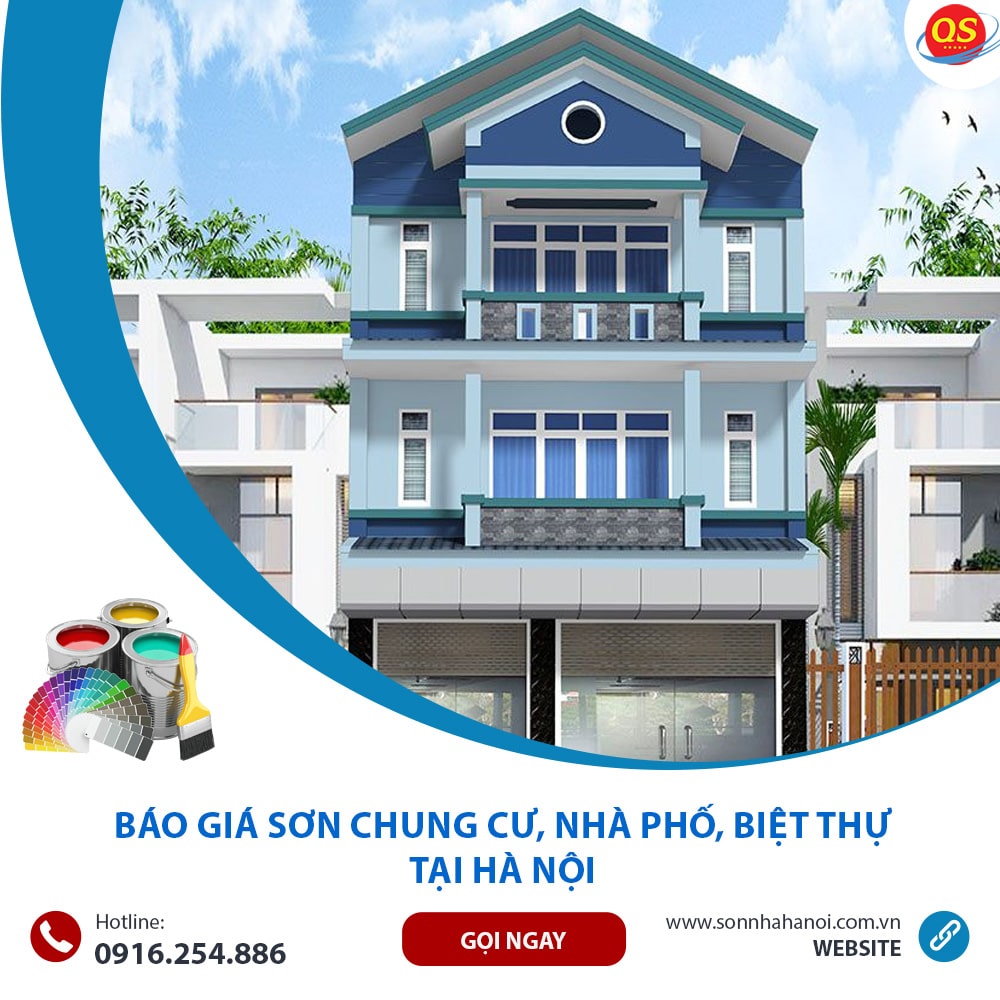 Báo Giá Sơn Chung Cư, Nhà Phố, Biệt Thự Từ 40K/m2 Tại Hà Nội