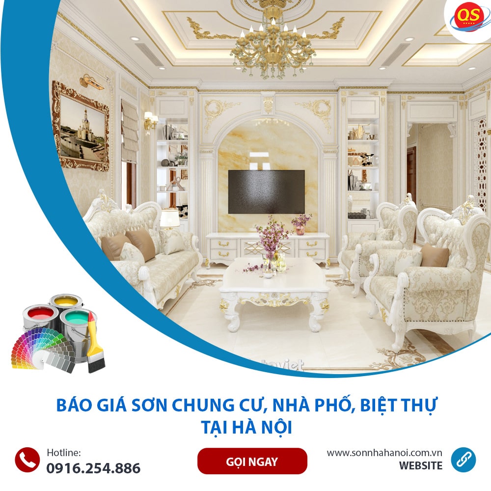 Báo Giá Sơn Chung Cư, Nhà Phố, Biệt Thự Từ 40K/m2 Tại Hà Nội