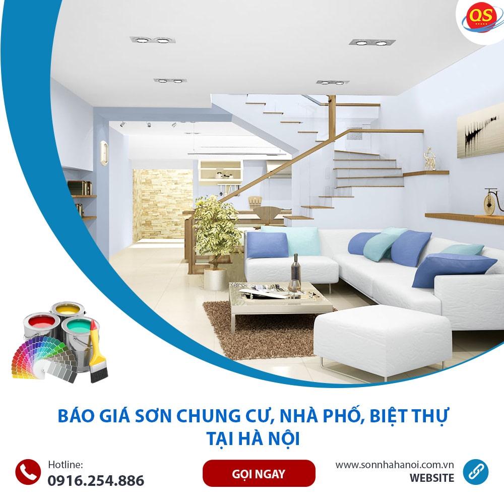 Báo Giá Sơn Chung Cư, Nhà Phố, Biệt Thự Từ 40K/m2 Tại Hà Nội