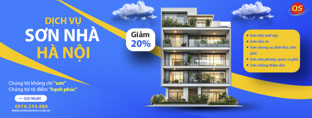 Dịch vụ sơn nhà tại Hà Nội trọn gói giá tốt