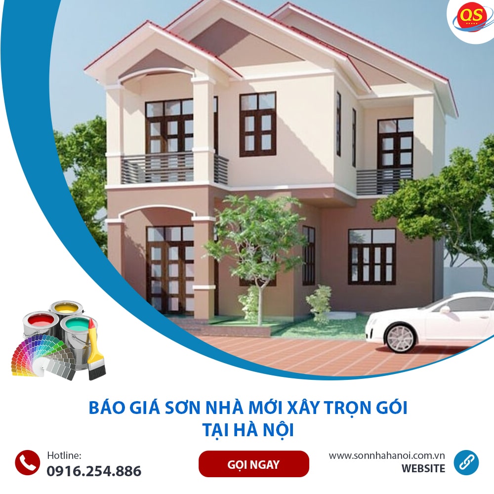 Báo Giá Dịch Vụ Sơn Nhà Mới Xây Trọn Gói Từ 35K/m2 Tại Hà Nội