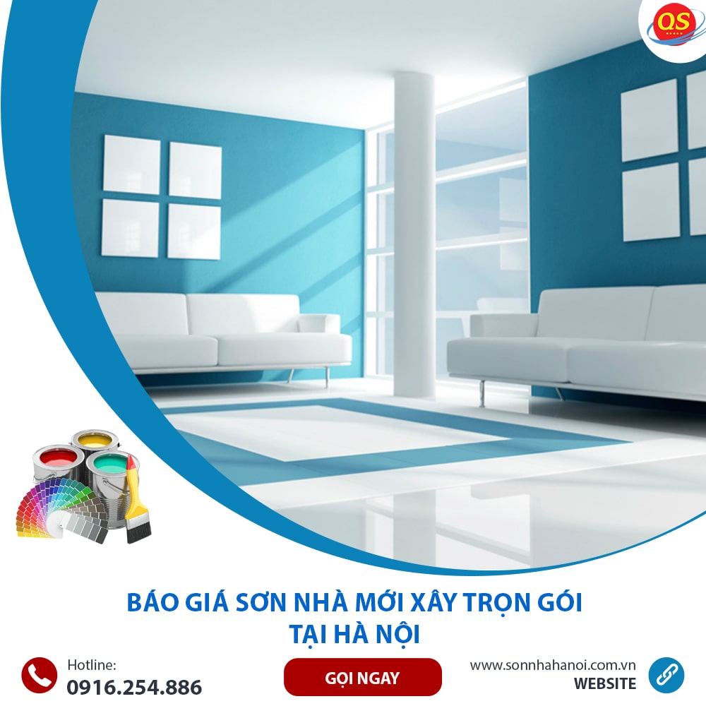 Báo Giá Dịch Vụ Sơn Nhà Mới Xây Trọn Gói Từ 35K/m2 Tại Hà Nội