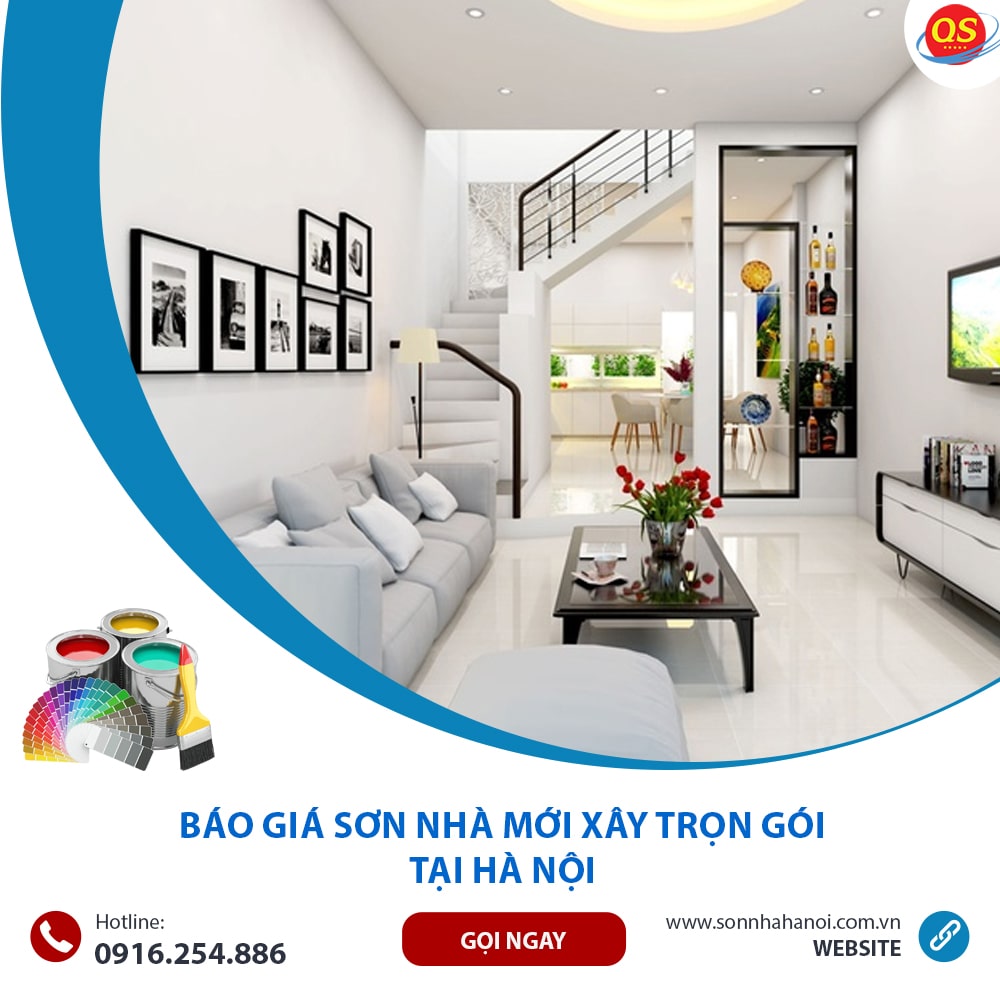 Báo Giá Dịch Vụ Sơn Nhà Mới Xây Trọn Gói Từ 35K/m2 Tại Hà Nội
