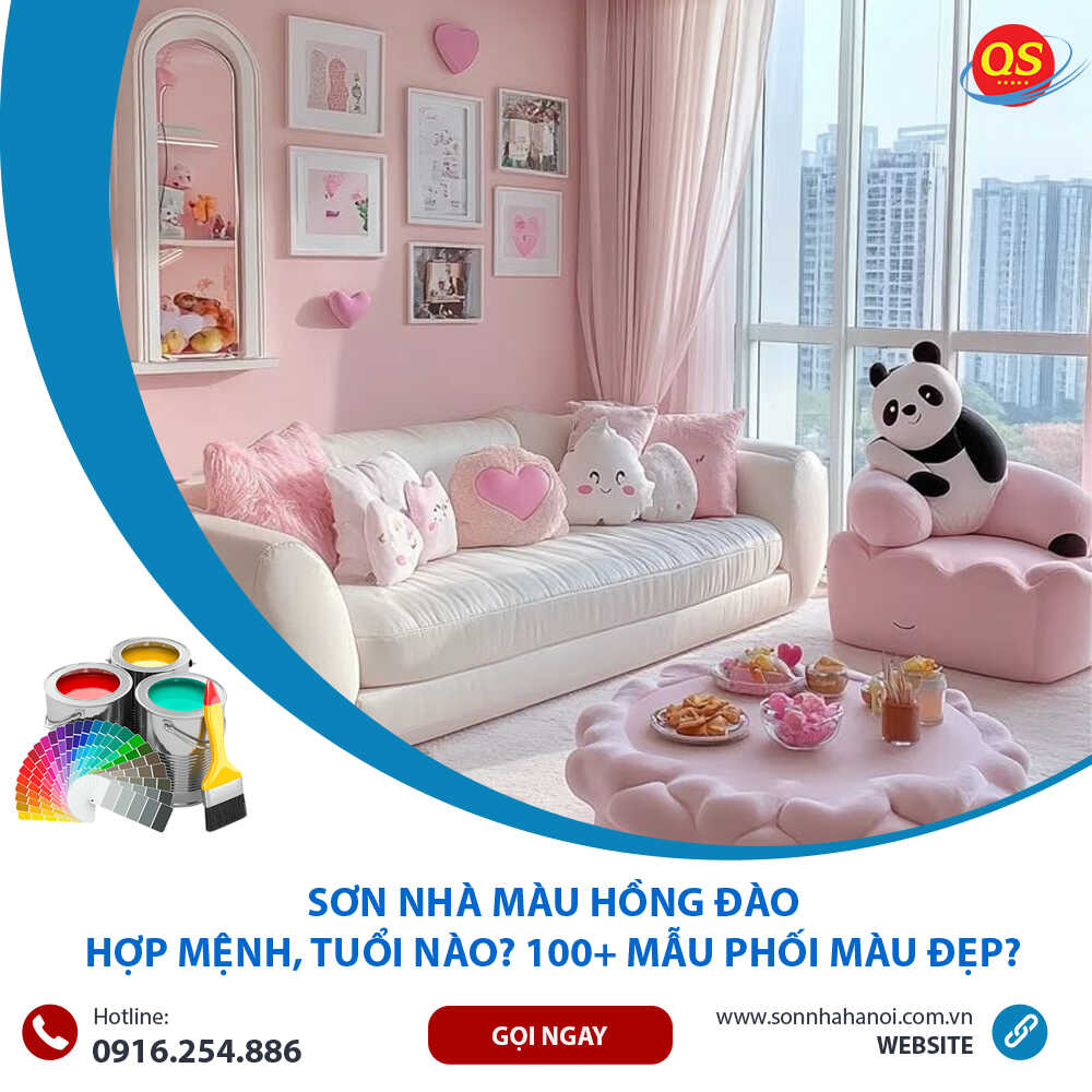 Sơn Nhà Màu Hồng Đào Hợp Mệnh, Tuổi Nào? 100+ Mẫu Phối Màu Đẹp? Sơn Nhà Màu Hồng Đào Hợp Mệnh, Tuổi Nào? 100+ Mẫu Phối Màu Đẹp?
