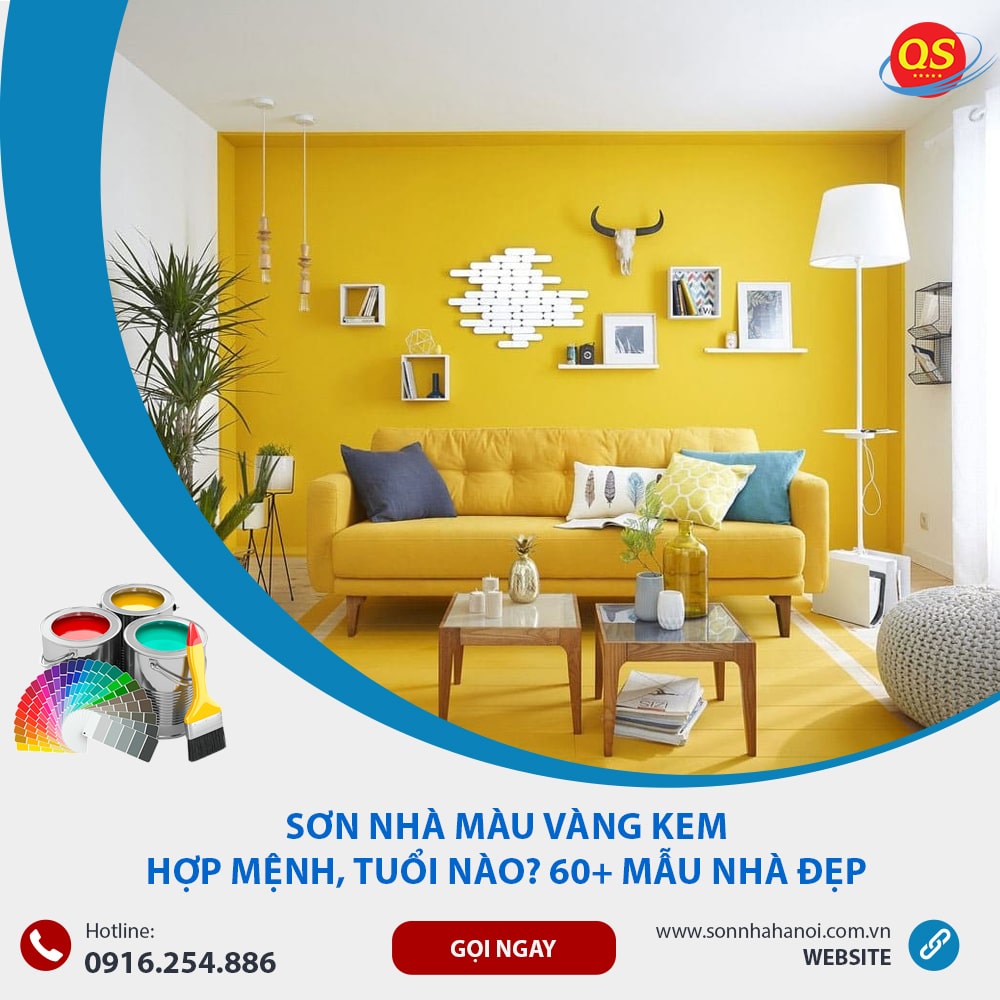 Sơn Nhà Màu Vàng Kem Hợp Mệnh, Tuổi Nào? 60+ Mẫu Nhà Đẹp