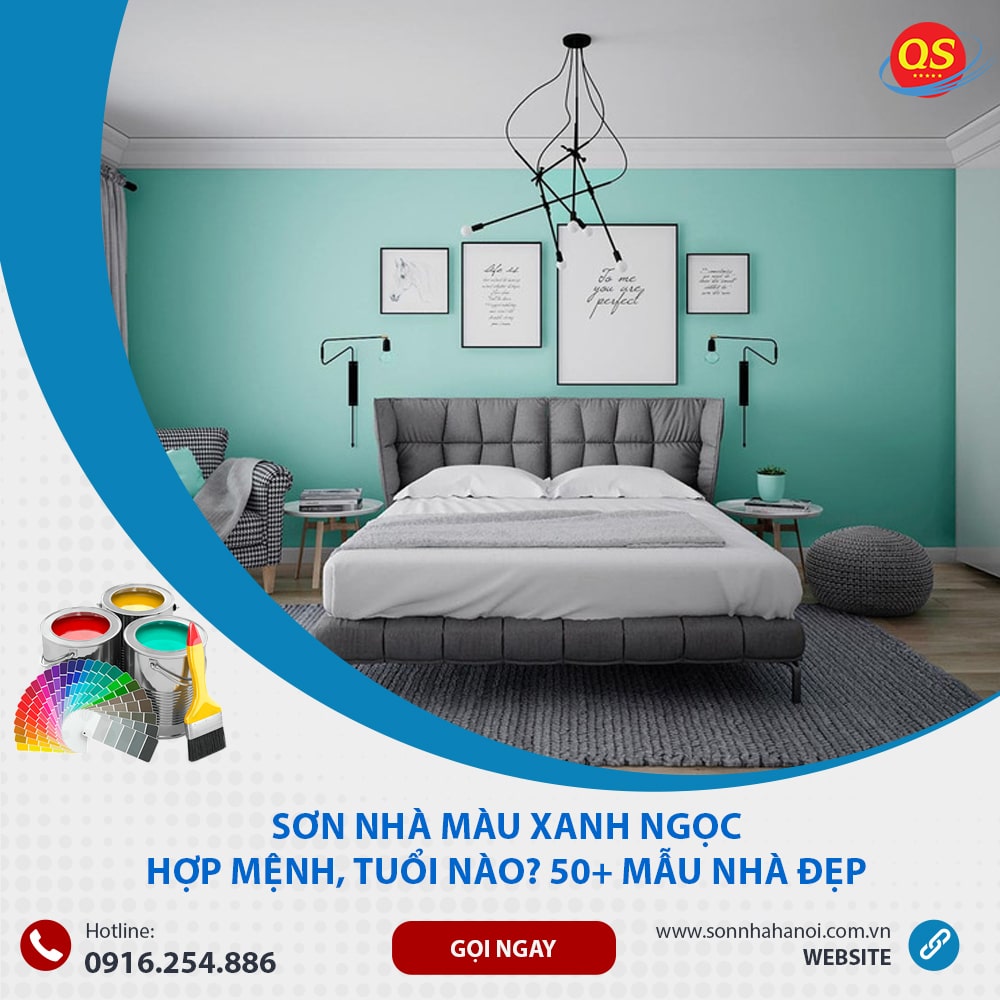 Sơn Nhà Màu Xanh Ngọc Hợp Mệnh, Tuổi Nào? 50+ Mẫu Nhà Đẹp
