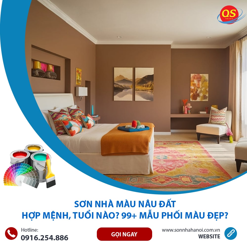 Sơn Nhà Màu Nâu đất Hợp Mệnh, Tuổi Nào? 99+ Mẫu Phối Màu Đẹp? Sơn Nhà Màu Nâu đất Hợp Mệnh, Tuổi Nào? 99+ Mẫu Phối Màu Đẹp?