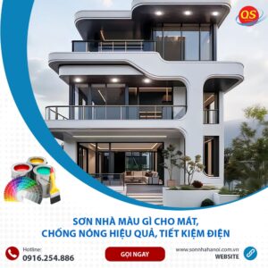 Sơn Nhà Màu Gì Cho Mát, Chống Nóng Hiệu Quả, Tiết Kiệm Điện