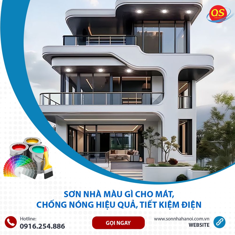 Sơn Nhà Màu Gì Cho Mát, Chống Nóng Hiệu Quả, Tiết Kiệm Điện