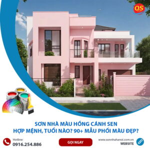 Sơn Nhà Màu Hồng Cánh Sen Hợp Mệnh, Tuổi Nào? 90+ Mẫu Phối Màu Đẹp?