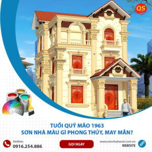 Tuổi Quý Mão 1963 Sơn Nhà Màu Gì Phong Thủy, May Mắn?