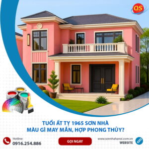 Tuổi Ất Tỵ 1965 Sơn Nhà Màu Gì May Mắn, Hợp Phong Thủy?