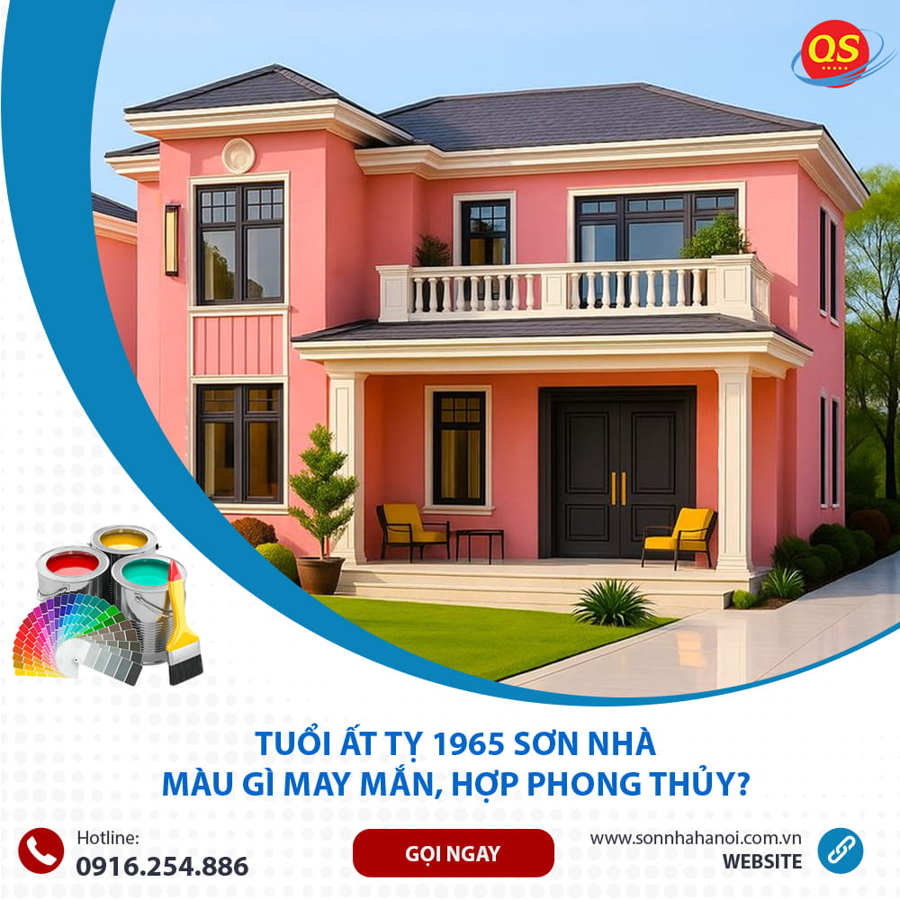 Tuổi Ất Tỵ 1965 Sơn Nhà Màu Gì May Mắn, Hợp Phong Thủy?