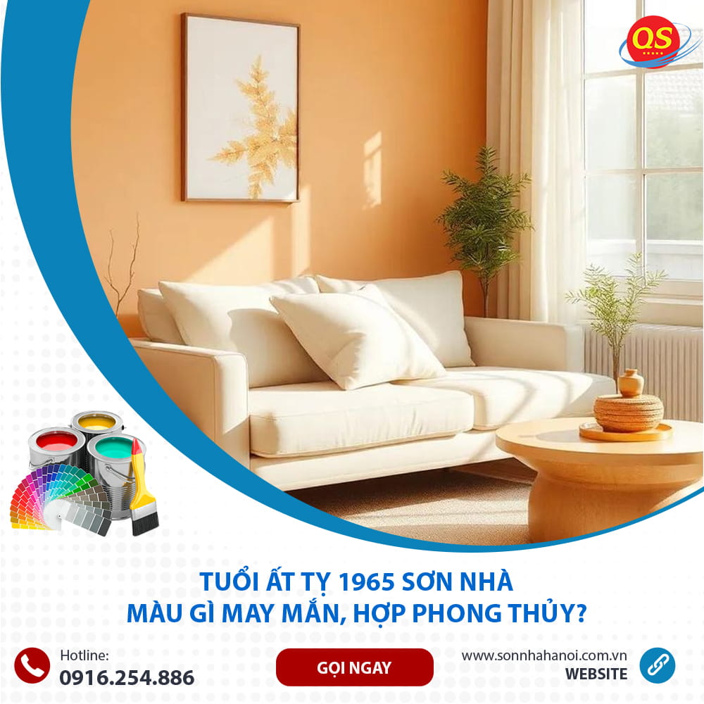 Tuổi Ất Tỵ 1965 Sơn Nhà Màu Gì May Mắn, Hợp Phong Thủy?