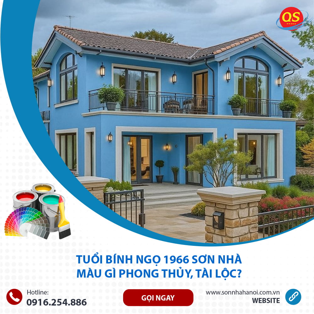 Tuổi Bính Ngọ 1966 Sơn Nhà Màu Gì Phong Thủy, Tài Lộc?