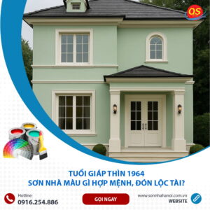 Tuổi Giáp Thìn 1964 Sơn Nhà Màu Gì Hợp Mệnh, Đón Lộc Tài?