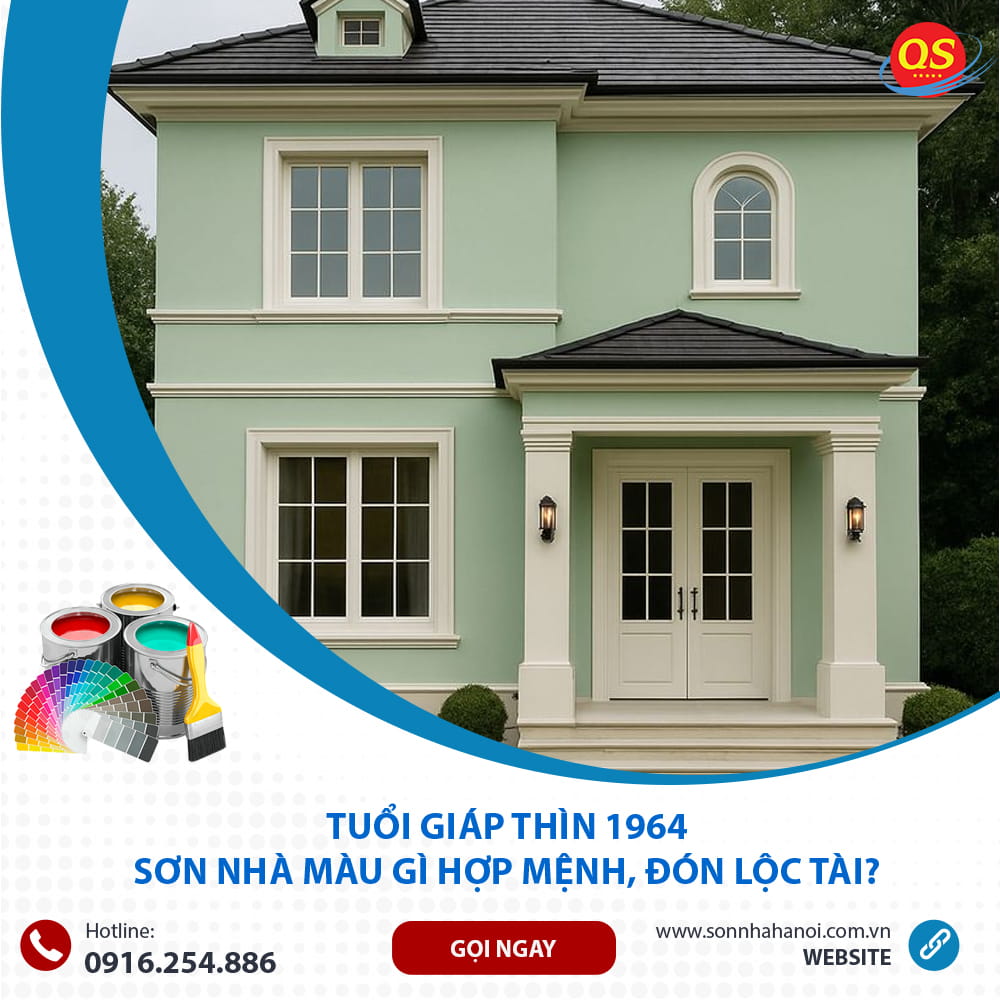 Tuổi Giáp Thìn 1964 Sơn Nhà Màu Gì Hợp Mệnh, Đón Lộc Tài?