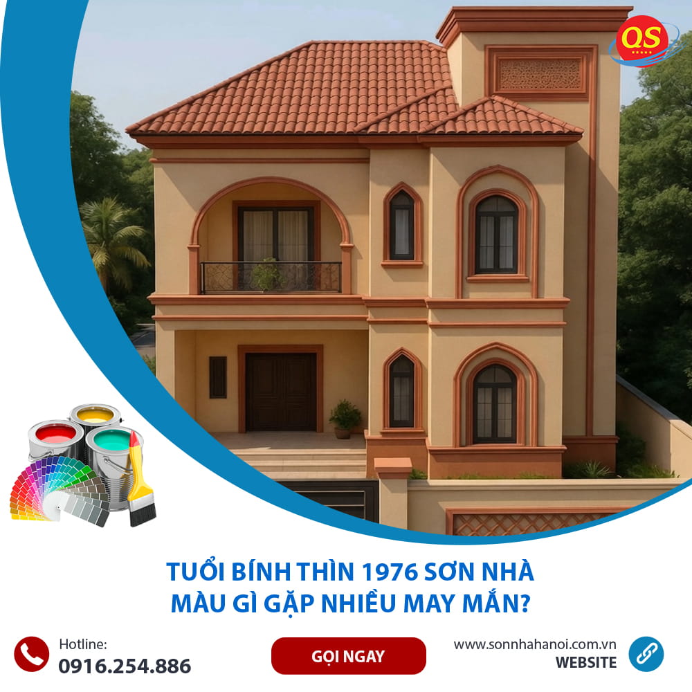 Tuổi Bính Thìn 1976 Sơn Nhà Màu Gì Gặp Nhiều May Mắn?