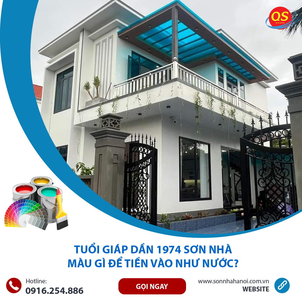 Tuổi Giáp Dần 1974 Sơn Nhà Màu Gì Để Tiền Vào Như Nước?