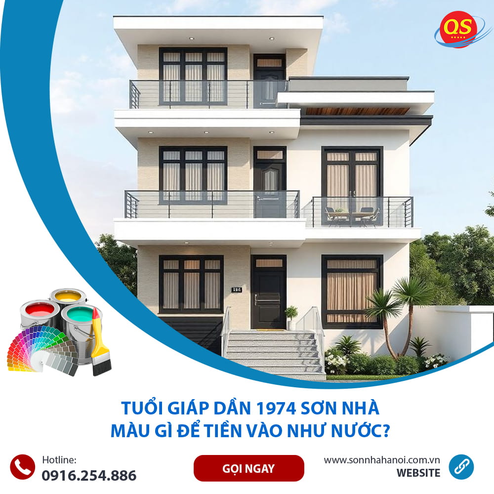 Tuổi Giáp Dần 1974 Sơn Nhà Màu Gì Để Tiền Vào Như Nước?