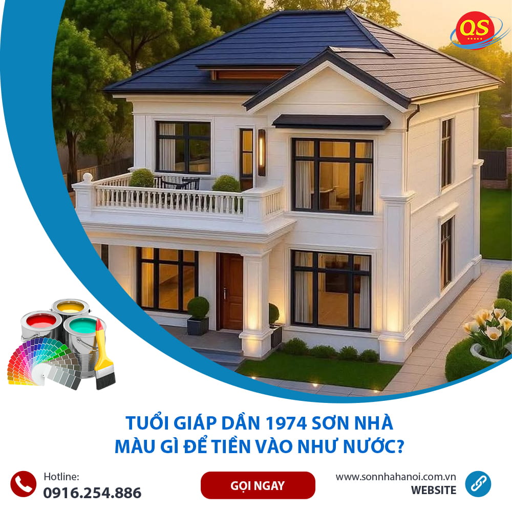 Tuổi Giáp Dần 1974 Sơn Nhà Màu Gì Để Tiền Vào Như Nước?
