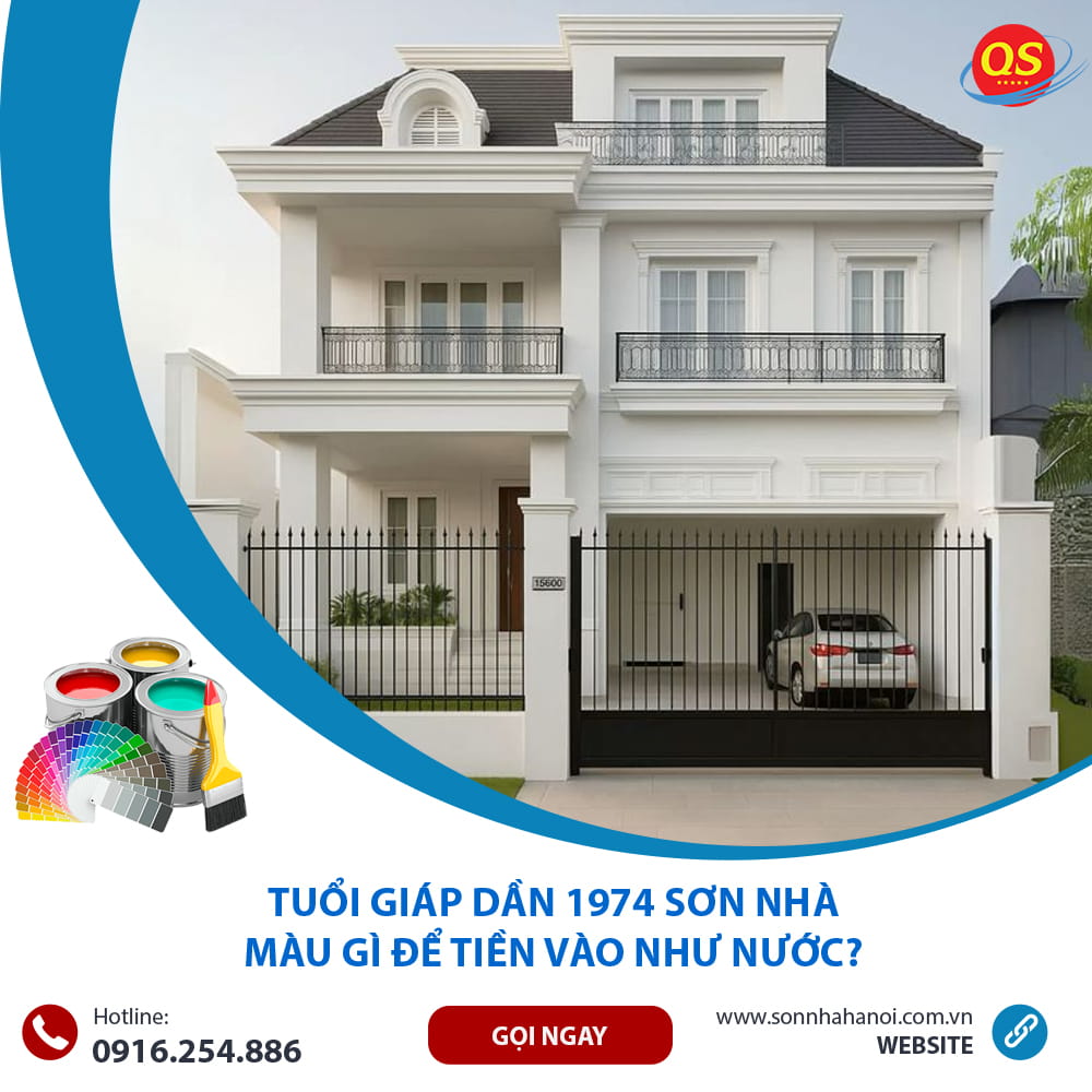 Tuổi Giáp Dần 1974 Sơn Nhà Màu Gì Để Tiền Vào Như Nước?