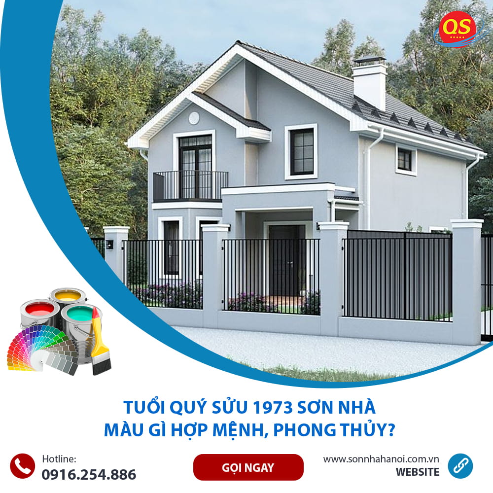 Tuổi Quý Sửu 1973 Sơn Nhà Màu Gì Hợp Mệnh, Phong Thủy?