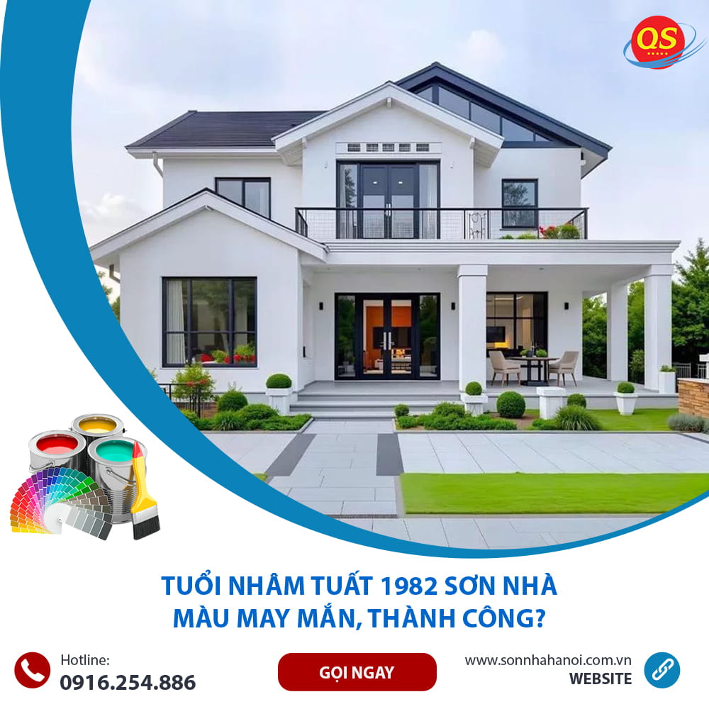 Tuổi Nhâm Tuất 1982 Sơn Nhà Màu May Mắn, Thành Công?