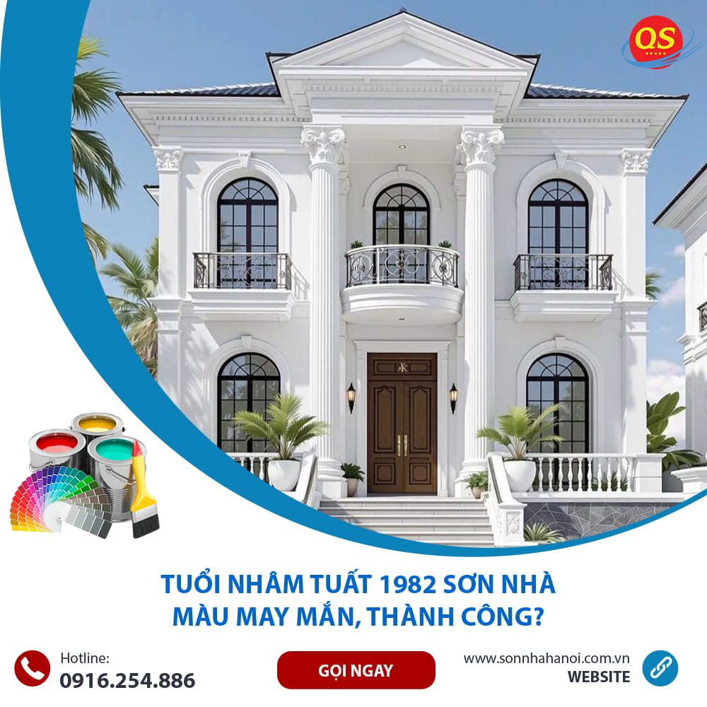 Tuổi Nhâm Tuất 1982 Sơn Nhà Màu May Mắn, Thành Công?
