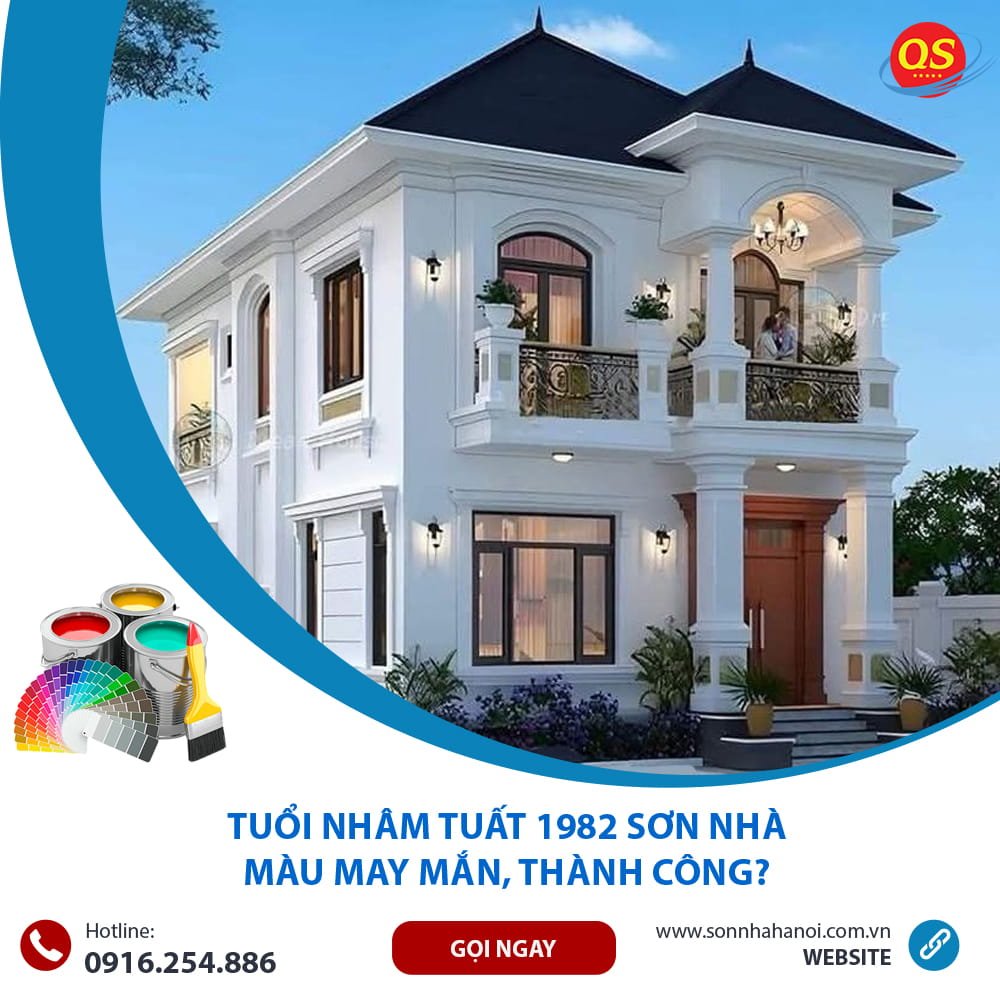 Tuổi Nhâm Tuất 1982 Sơn Nhà Màu May Mắn, Thành Công?