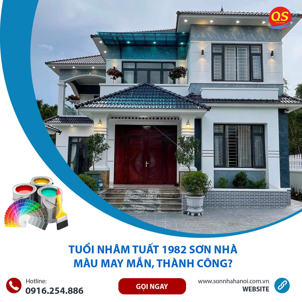 Tuổi Nhâm Tuất 1982 Sơn Nhà Màu May Mắn, Thành Công?