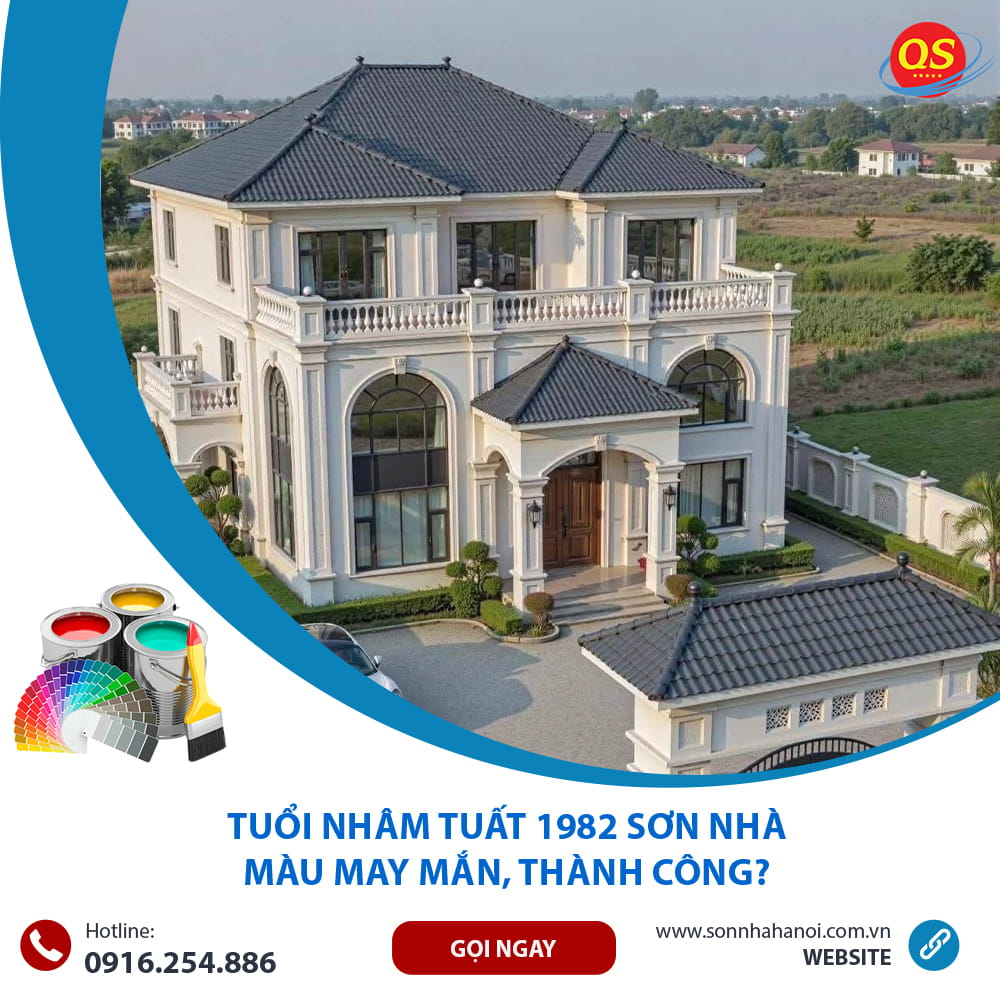 Tuổi Nhâm Tuất 1982 Sơn Nhà Màu May Mắn, Thành Công?