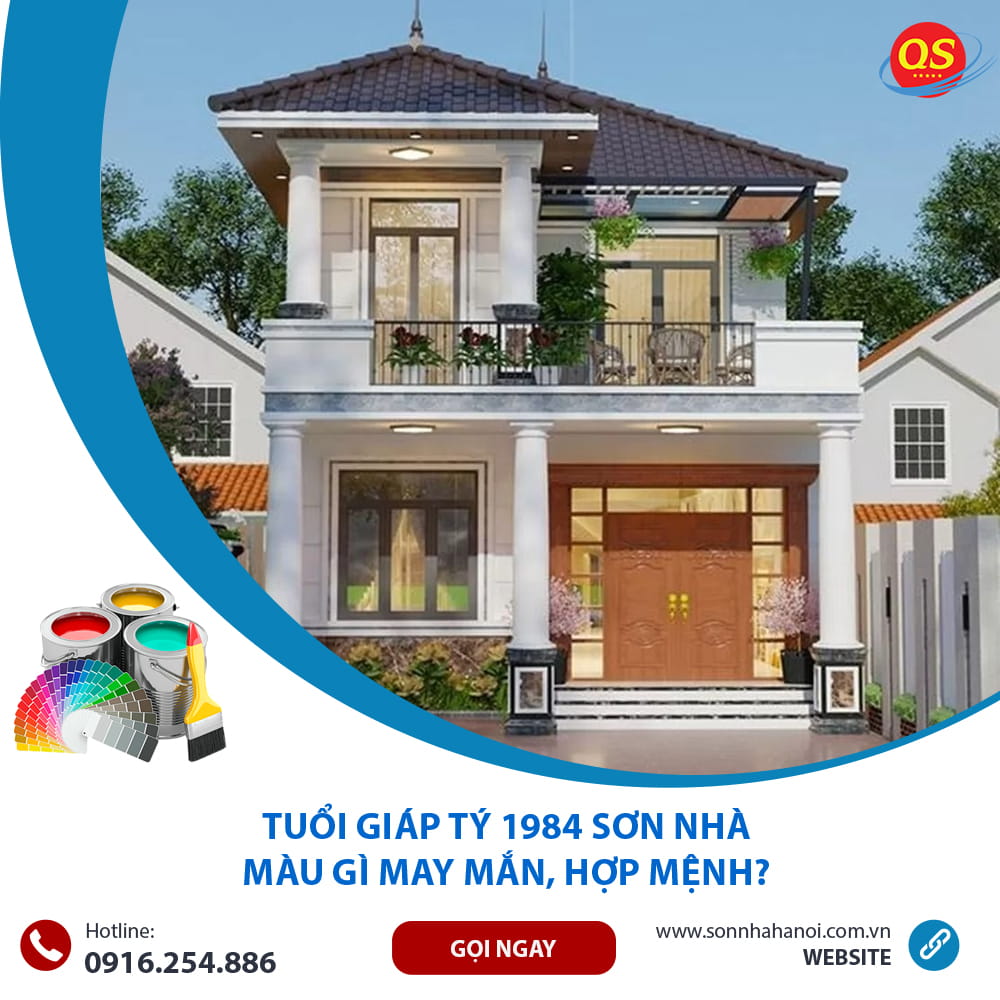 Tuổi Giáp Tý 1984 Sơn Nhà Màu Gì May Mắn, Hợp Mệnh?