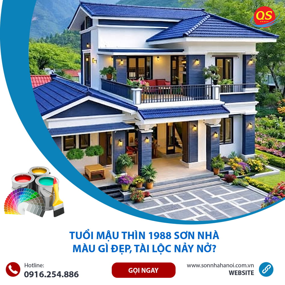Tuổi Mậu Thìn 1988 Sơn Nhà Màu Gì Đẹp, Tài Lộc Nảy Nở?