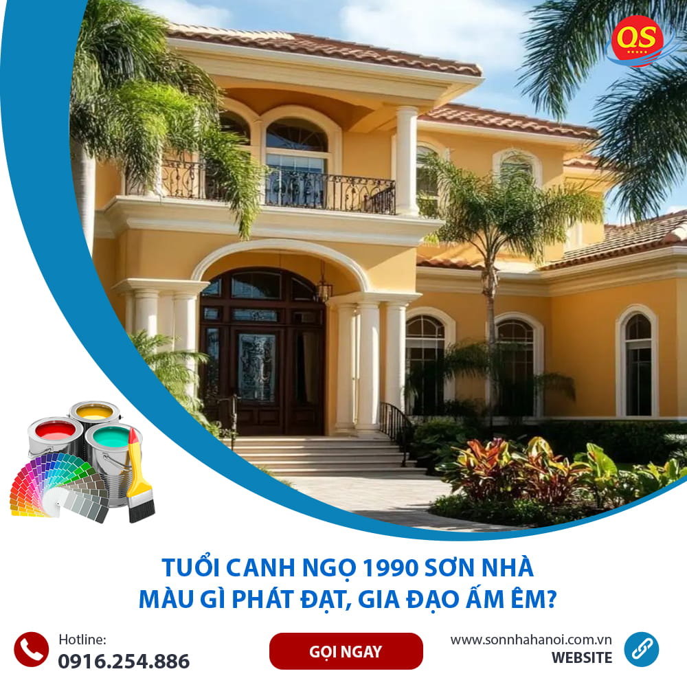 Tuổi Canh Ngọ 1990 Sơn Nhà Màu Gì Phát Đạt, Gia Đạo Ấm Êm?
