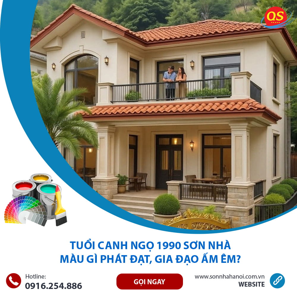 Tuổi Canh Ngọ 1990 Sơn Nhà Màu Gì Phát Đạt, Gia Đạo Ấm Êm?