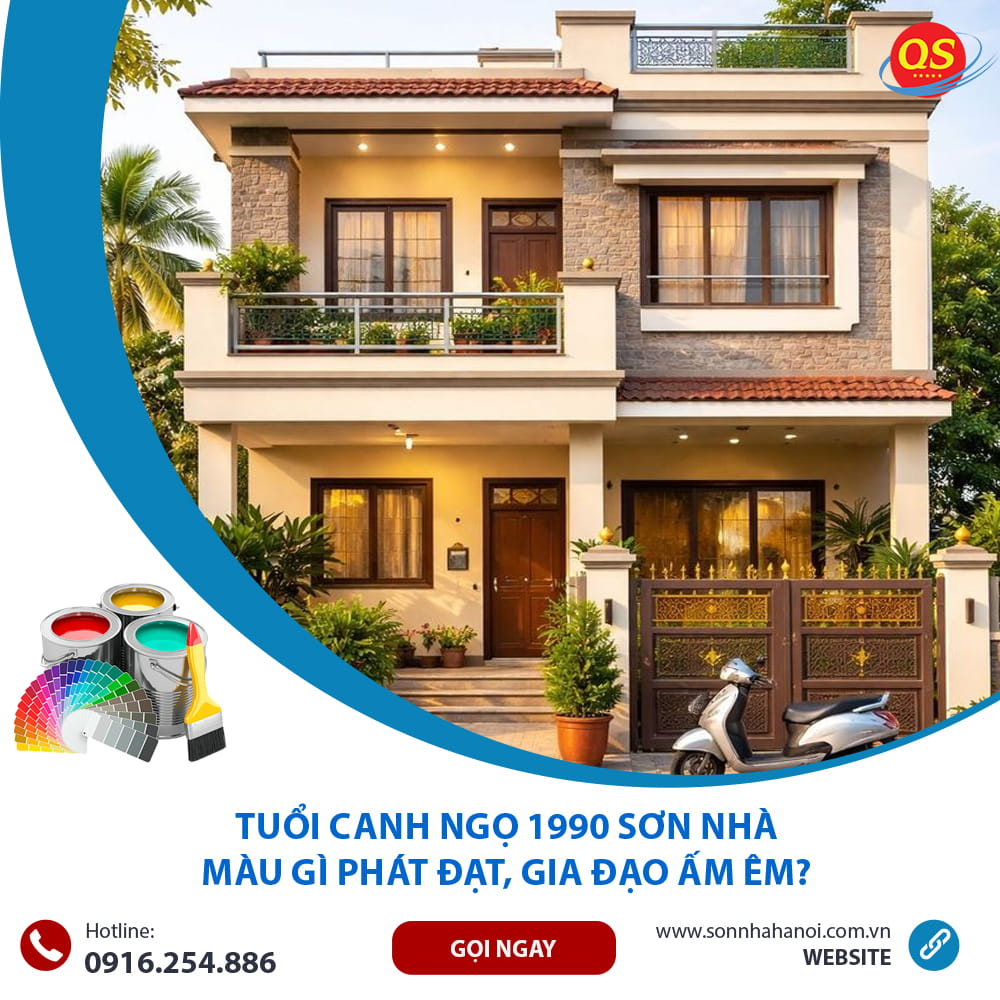 Tuổi Canh Ngọ 1990 Sơn Nhà Màu Gì Phát Đạt, Gia Đạo Ấm Êm?