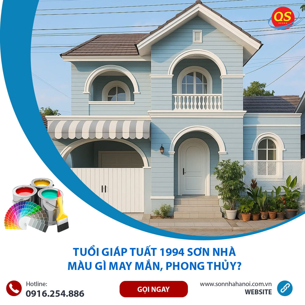 Tuổi Giáp Tuất 1994 Sơn Nhà Màu Gì May Mắn, Phong Thủy?