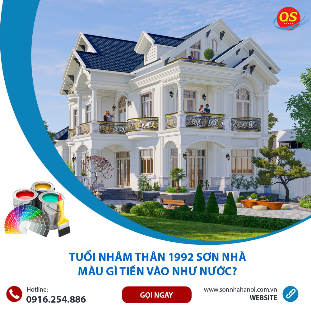 Tuổi Nhâm Thân 1992 Sơn Nhà Màu Gì Tiền Vào Như Nước?