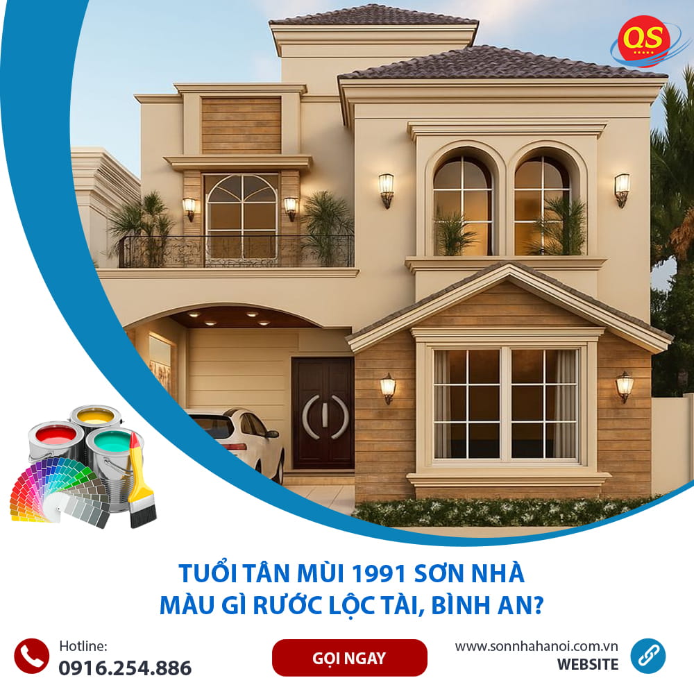 Tuổi Tân Mùi 1991 Sơn Nhà Màu Gì Rước Lộc Tài, Bình An?