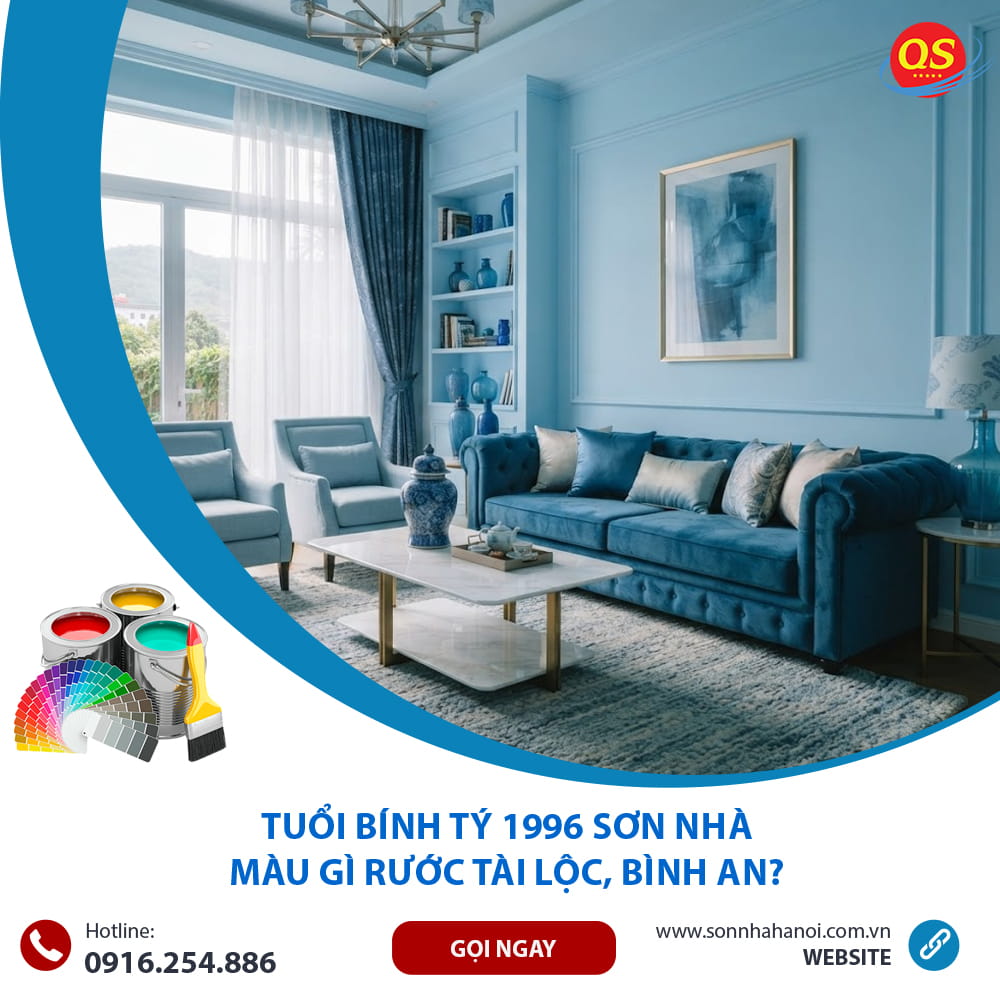 Sơn nhà xanh dương mang lại vẻ mát mẻ cho không gian Sơn nhà xanh dương mang lại vẻ mát mẻ cho không gian