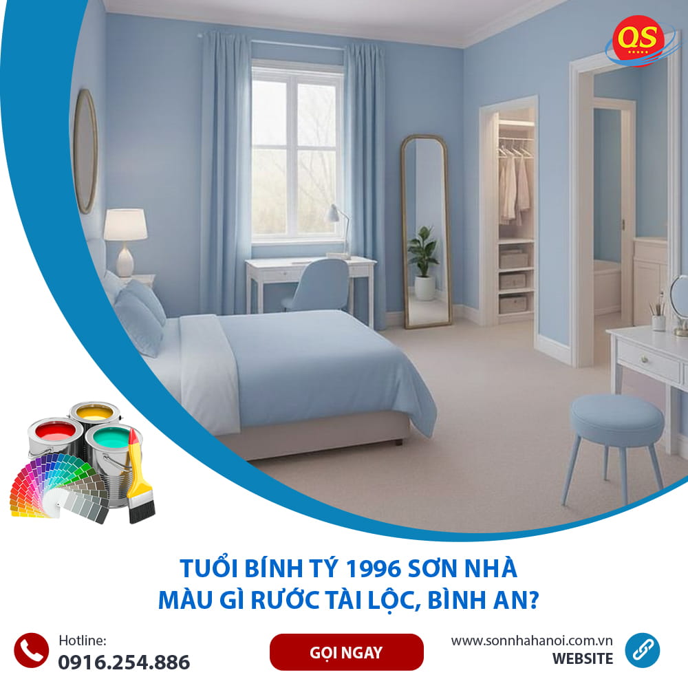 Phòng ngủ xanh pastel nhẹ nhàng, thư giãn Phòng ngủ xanh pastel nhẹ nhàng, thư giãn