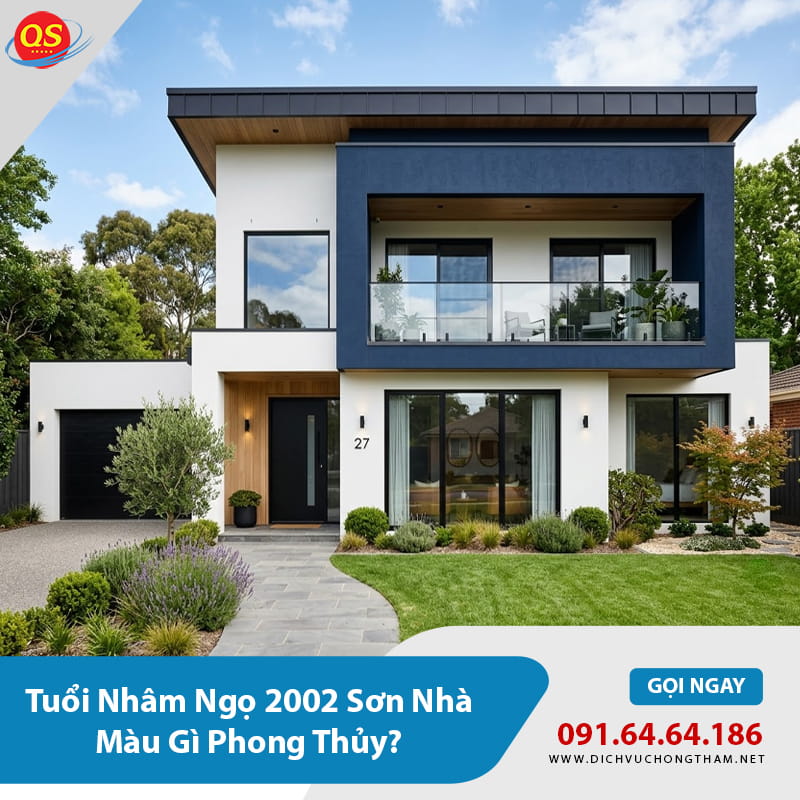 Tuổi Nhâm Ngọ 2002 Sơn Nhà Màu Gì Phong Thủy? 100+ Mẫu Phối Màu
