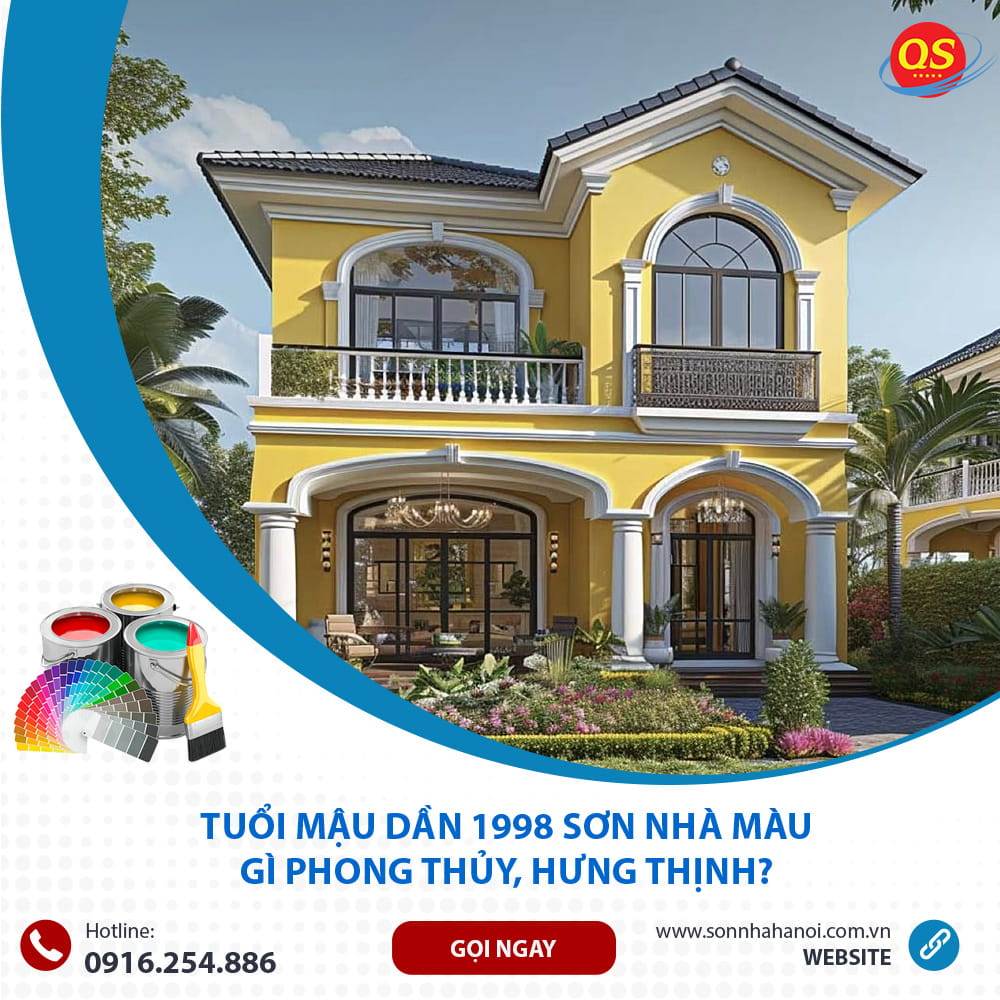 Tuổi Mậu Dần 1998 sơn nhà màu gì tài lộc dư dả - Màu vàng Tuổi Mậu Dần 1998 sơn nhà màu gì tài lộc dư dả - Màu vàng