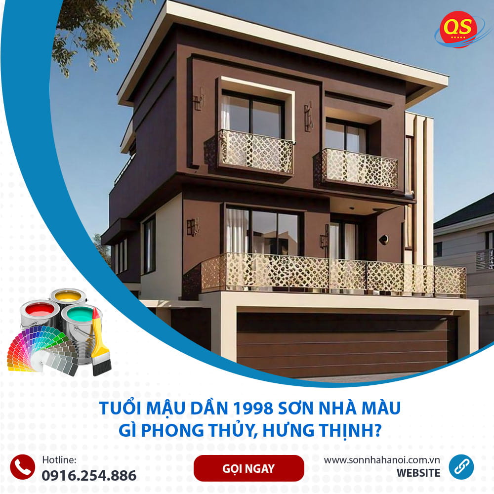 Tuổi Mậu Dần 1998 sơn nhà màu gì tài lộc dư dả - Màu nâu đất Tuổi Mậu Dần 1998 sơn nhà màu gì tài lộc dư dả - Màu nâu đất