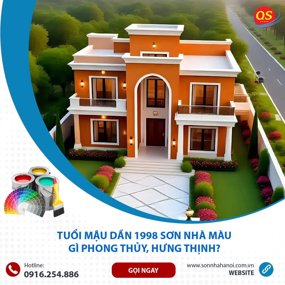 Tuổi Mậu Dần 1998 sơn nhà màu gì tài lộc dư dả - Màu cam Tuổi Mậu Dần 1998 sơn nhà màu gì tài lộc dư dả - Màu cam