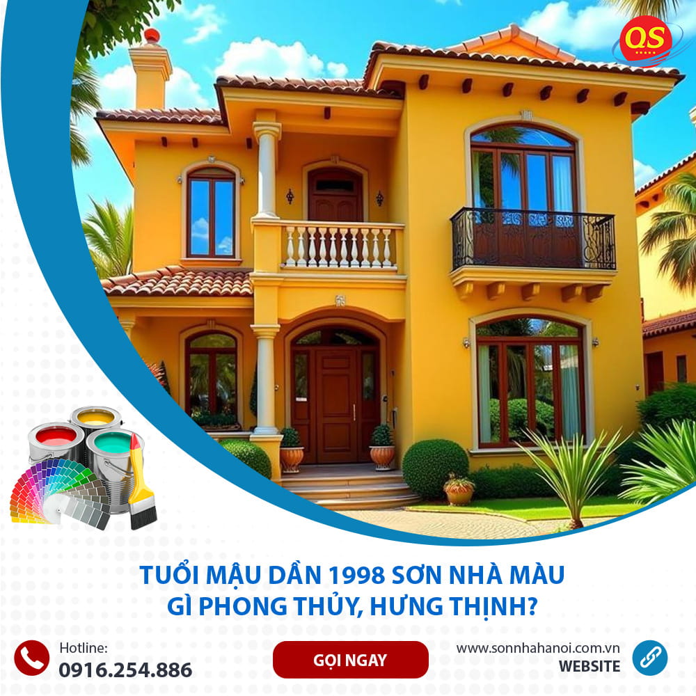 Tuổi Mậu Dần 1998 Sơn Nhà Màu Gì Phong Thủy, Hưng Thịnh? Tuổi Mậu Dần 1998 Sơn Nhà Màu Gì Phong Thủy, Hưng Thịnh?