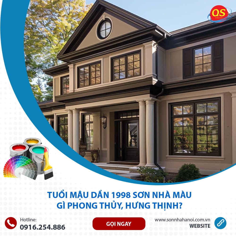 Tuổi Mậu Dần 1998 Sơn Nhà Màu Gì Phong Thủy, Hưng Thịnh?